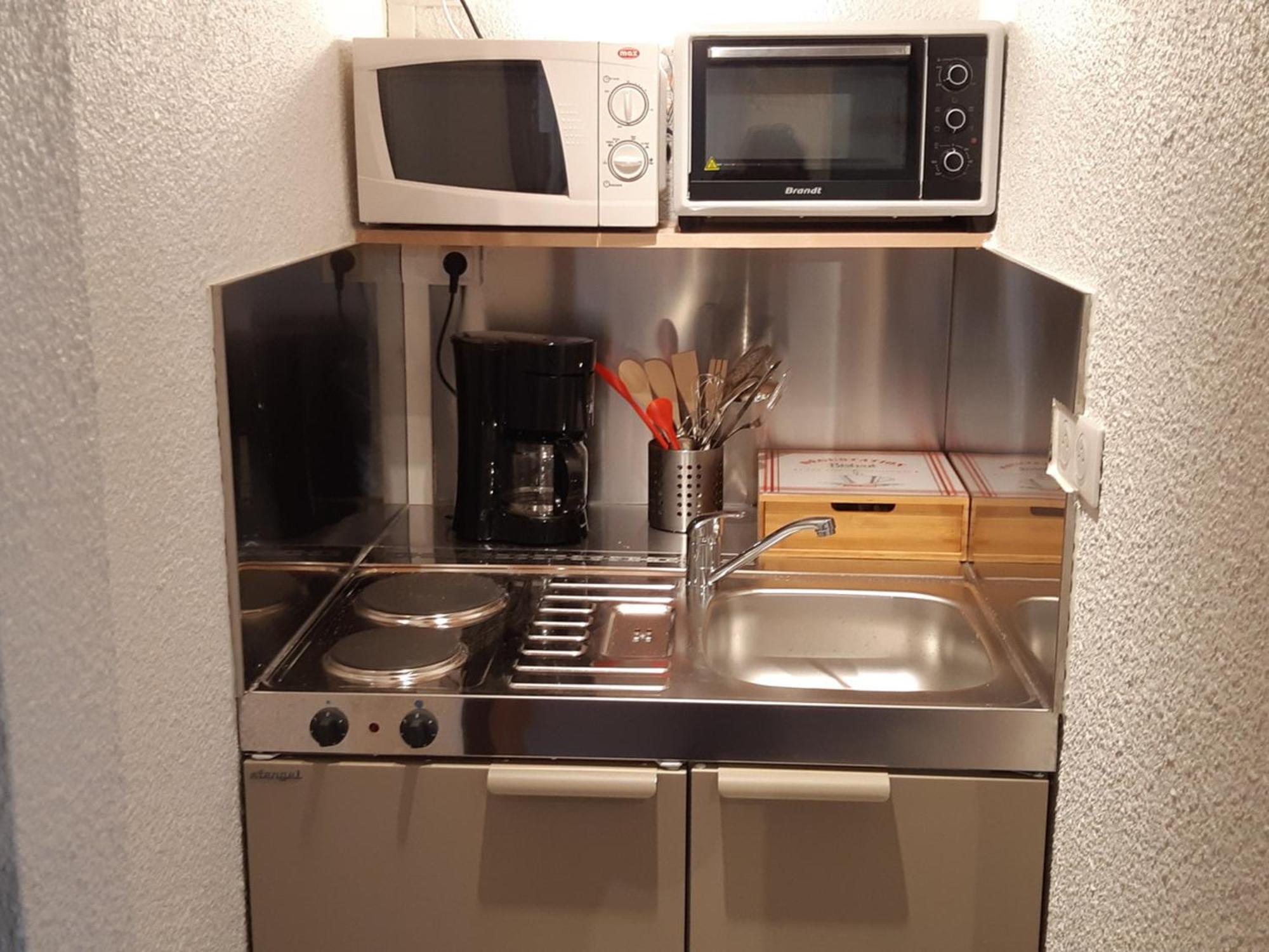 Апартаменты Studette Renovee Pour 2 Au Pied Des Pistes, Centre Les Deux Alpes - Fr-1-516-134 Экстерьер фото